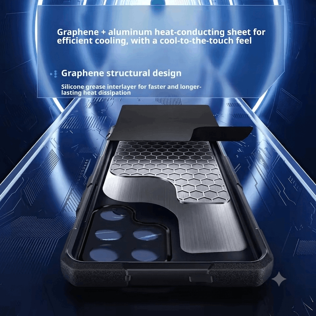Graphene and aluminium heat-conducting sheet layers